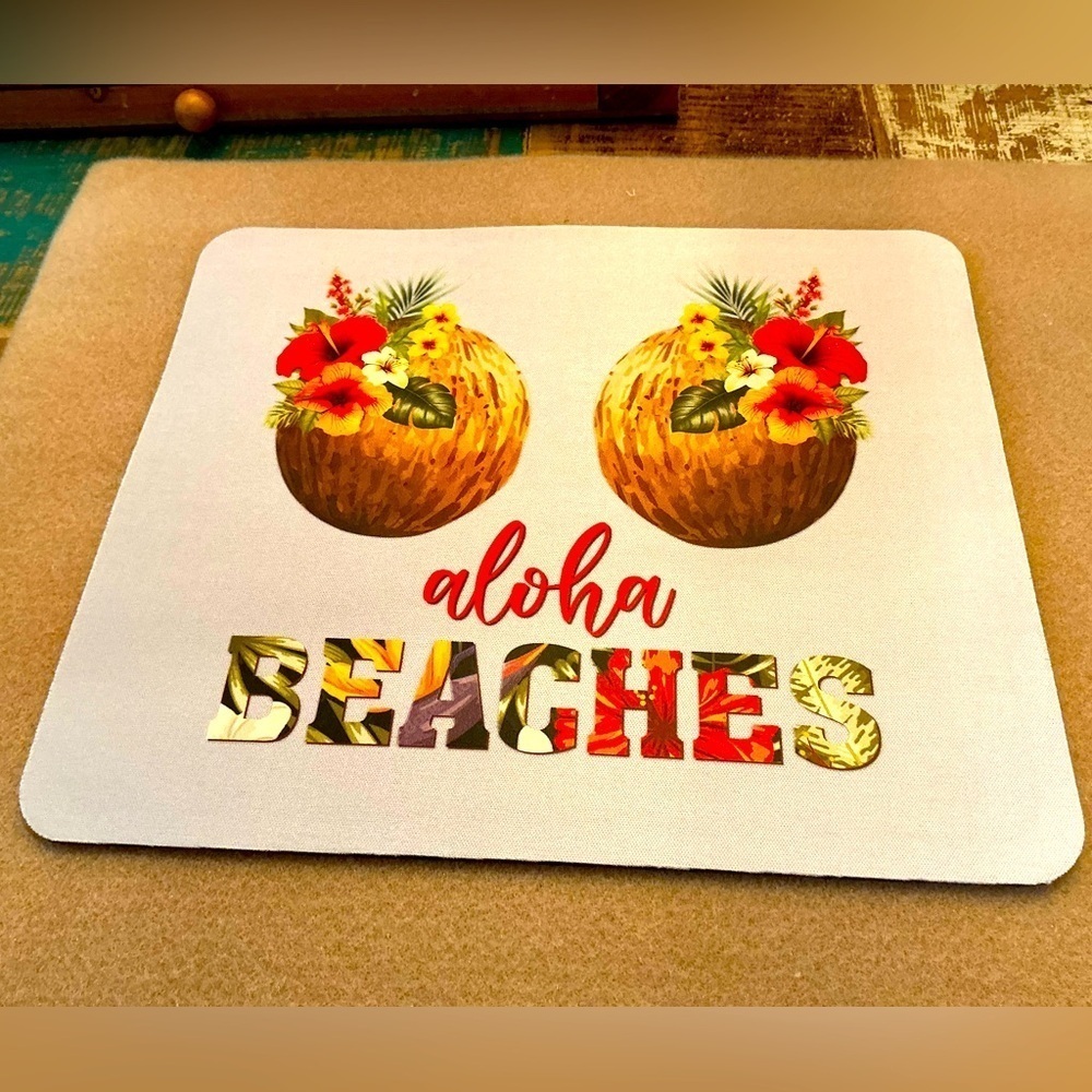 Hand Pressed Mouse Pad!  Brand New!